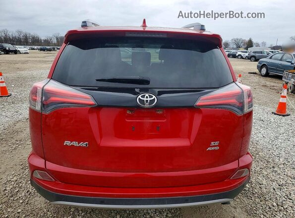 JTMJFREVXHJ125668 2017 TOYOTA RAV4 Red Vista trasera