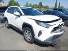 2020 Toyota Rav4 Le White vin: JTMK1RFV9LD059574