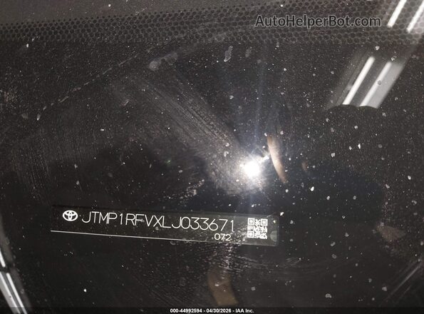 JTMP1RFVXLJ033671 2020 TOYOTA LE Серебряный Вид подкапотного пространства