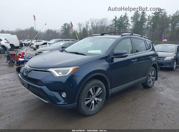 JTMRFREV1JJ736052 2018 TOYOTA LE Синий Передняя левая четверть