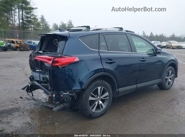 JTMRFREV1JJ736052 2018 TOYOTA LE Синий Задняя правая четверть