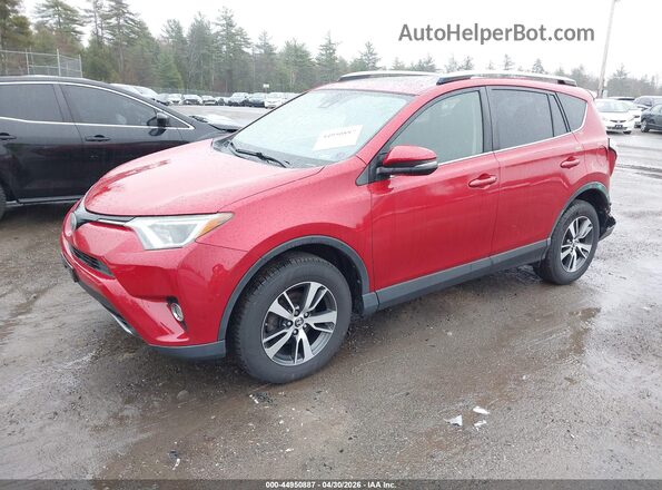 JTMRFREV5HJ135446 2017 TOYOTA LE Red Vista tres cuartos delantera izquierda
