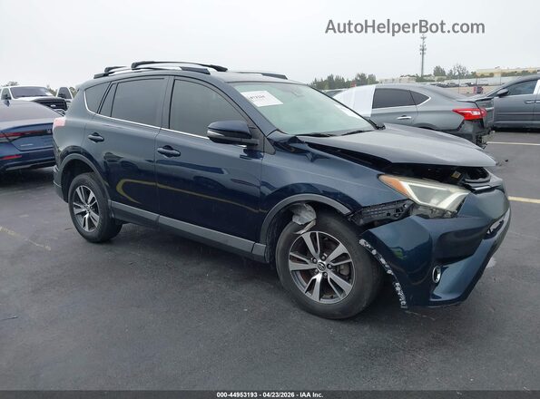 JTMWFREV5JD112837 2018 TOYOTA LE Blue Delantero derecho