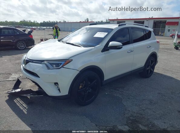 JTMYFREV6JD126805 2018 TOYOTA LIMITED White წინა მარცხენა ხედი სამი მეოთხედიდან