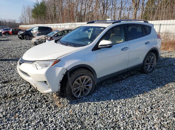 JTMYFREV6JJ739010 2018 TOYOTA LIMITED White წინა მარცხენა ხედი სამი მეოთხედიდან