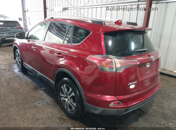JTMZFREV9JD112367 2018 TOYOTA LE Красный Задняя левая четверть