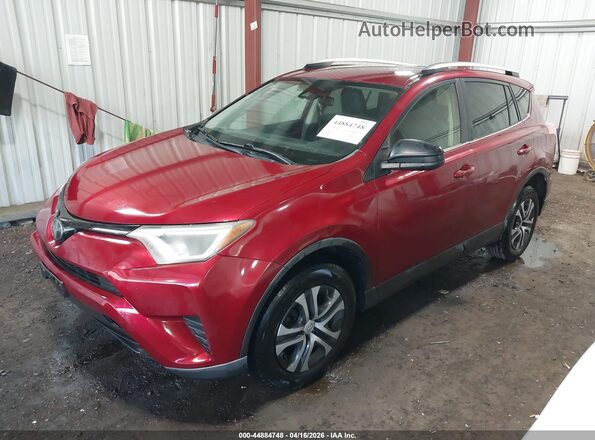 JTMZFREV9JD112367 2018 TOYOTA LE Красный Передняя левая четверть