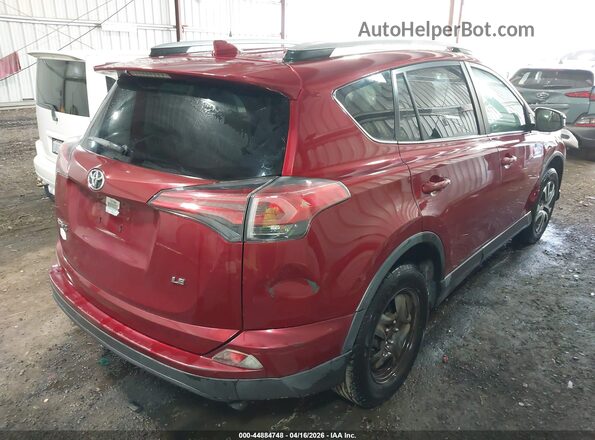 JTMZFREV9JD112367 2018 TOYOTA LE Красный Задняя правая четверть