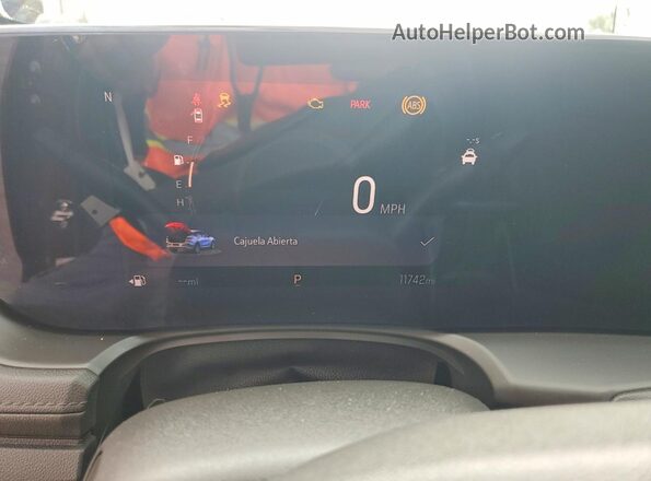 KL4AMBSPXSB030414 2025 BUICK ENCORE Red Widok zestawu wskaźników