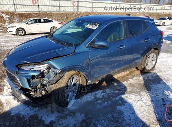 KL4AMCSL9RB188093 2024 BUICK ENCORE Blue Առջևի ձախ երեք քառորդ տեսարան