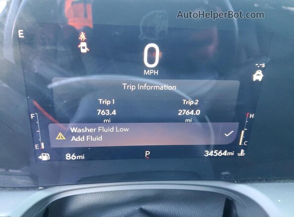KL4AMESL1RB126070 2024 BUICK ENCORE Белый Вид щитка приборов