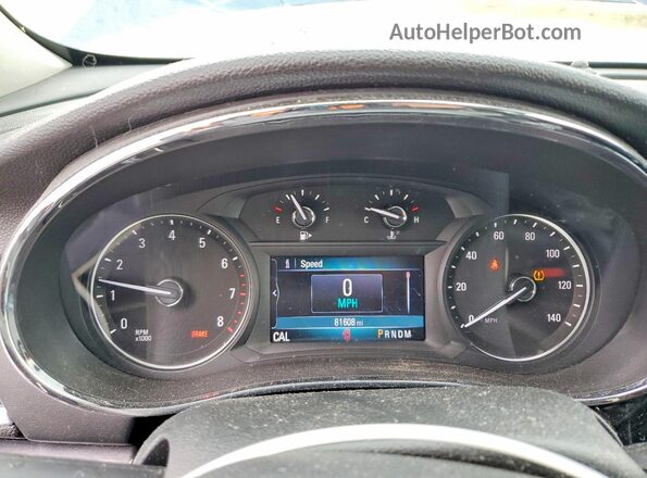 KL4CJASB2LB008733 2020 BUICK ENCORE Синий Вид щитка приборов