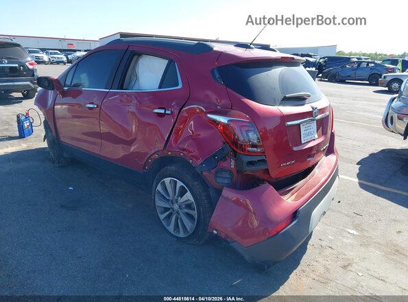 KL4CJASB3JB638581 2018 BUICK ENCORE Burgundy Trasero izquierdo