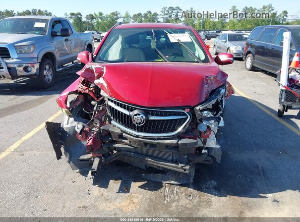 KL4CJASB3JB638581 2018 BUICK ENCORE Burgundy Vista del cuadro de instrumentos