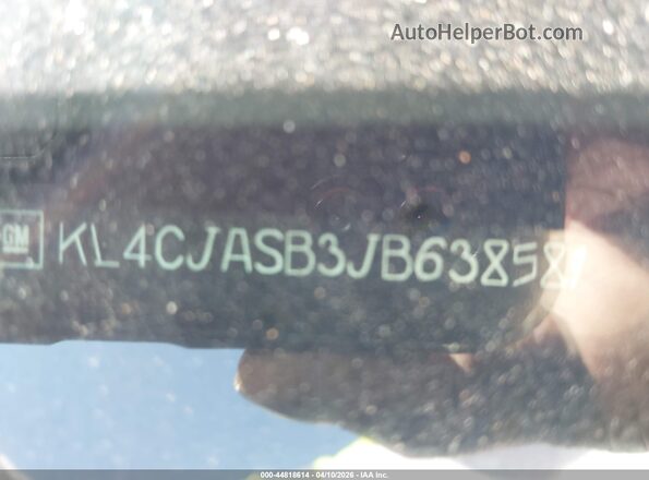 KL4CJASB3JB638581 2018 BUICK ENCORE Burgundy Vista del compartimento del motor
