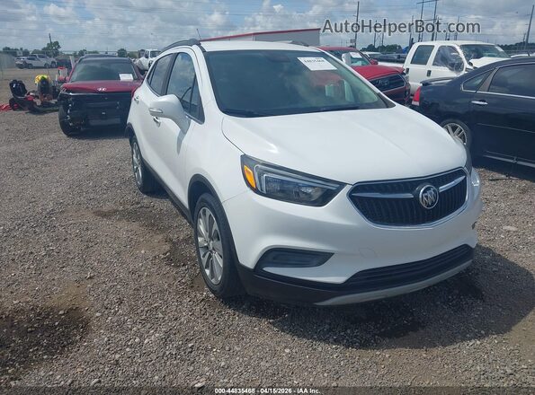 KL4CJASB3KB718156 2019 BUICK ENCORE Белый Передняя правая четверть
