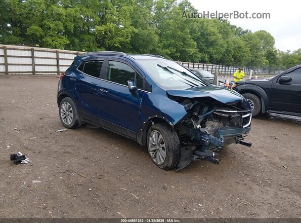KL4CJASB5KB942402 2019 BUICK ENCORE Синий Передняя правая четверть