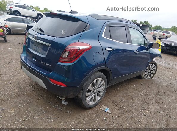 KL4CJASB5KB942402 2019 BUICK ENCORE Синий Задняя правая четверть