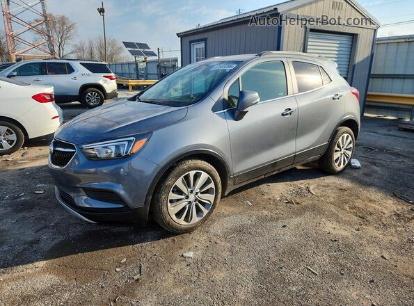 KL4CJASB6KB938097 2019 BUICK ENCORE Серый Передняя левая четверть