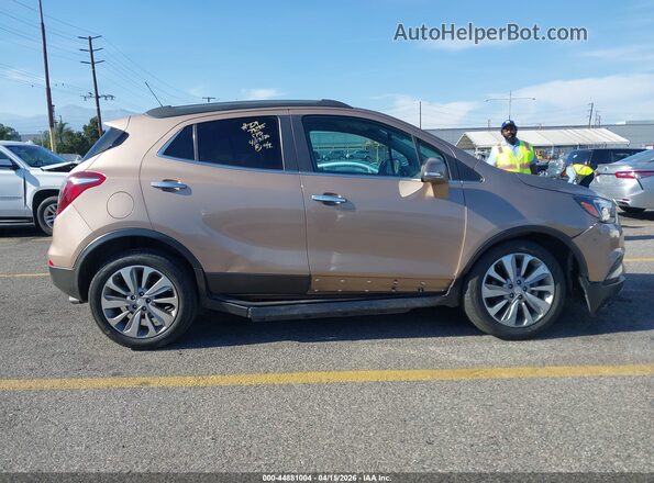 KL4CJASB6KB942697 2019 BUICK ENCORE Champagne Вид задней части салона