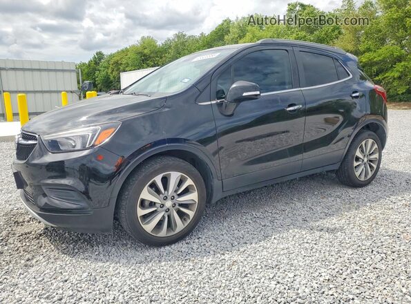 KL4CJASB9JB598488 2018 BUICK ENCORE Black Передня ліва чверть