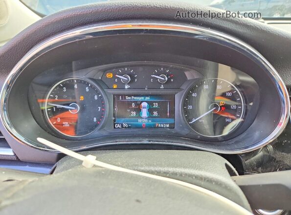 KL4CJASBXKB924168 2019 BUICK ENCORE Серебряный Вид щитка приборов