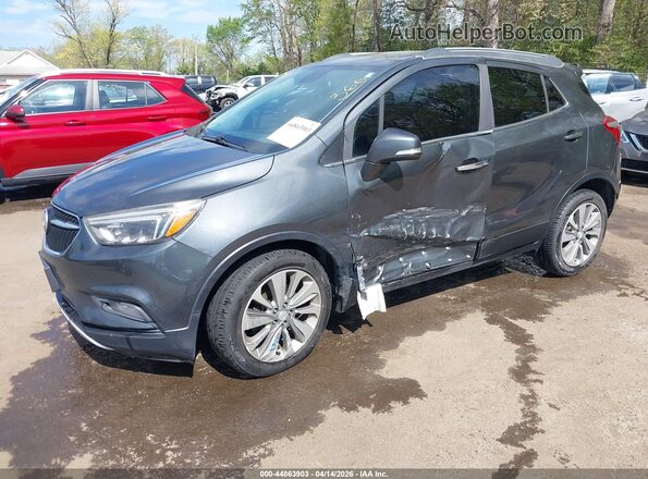 KL4CJCSB2HB010503 2017 BUICK ENCORE Gray წინა მარცხენა ხედი სამი მეოთხედიდან