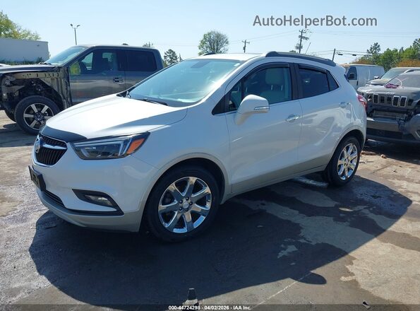 KL4CJCSB3JB540114 2018 BUICK ENCORE Белый Передняя левая четверть