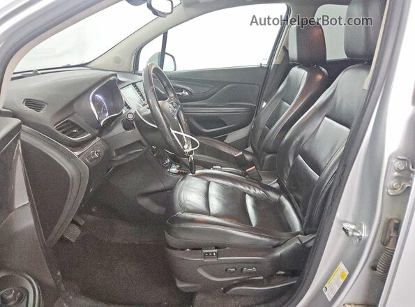 KL4CJCSB9JB647698 2018 BUICK ENCORE Silver Widok wnętrza z przodu