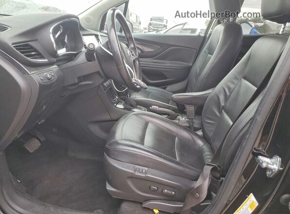 KL4CJCSM5KB715238 2019 BUICK ENCORE Black Widok wnętrza z przodu