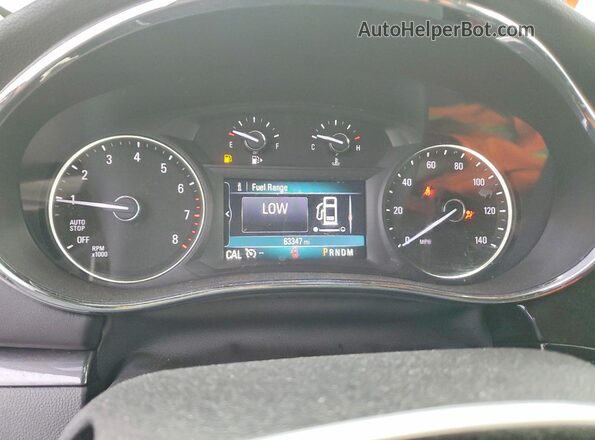 KL4CJCSM5KB715238 2019 BUICK ENCORE Black Widok zestawu wskaźników