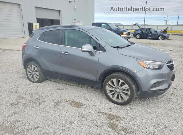 KL4CJESB2KB736753 2019 BUICK ENCORE Серый Передняя правая четверть