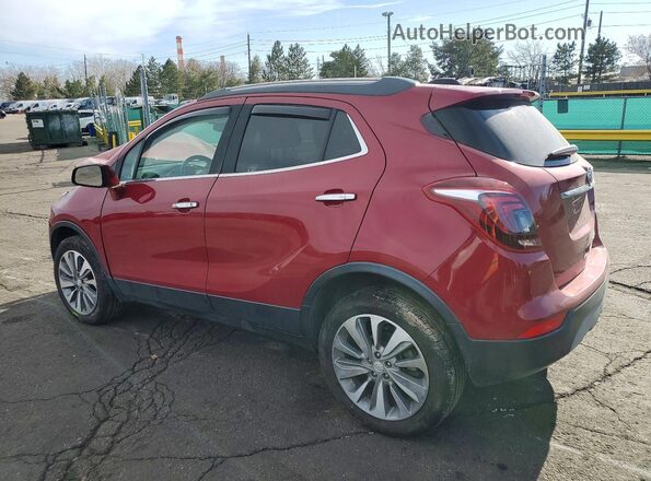 KL4CJESB7KB856368 2019 BUICK ENCORE Maroon Trasero izquierdo