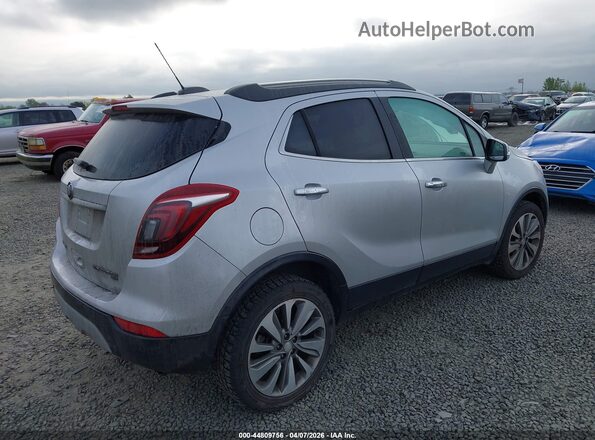 KL4CJESBXJB664327 2018 BUICK ENCORE Серебряный Задняя правая четверть