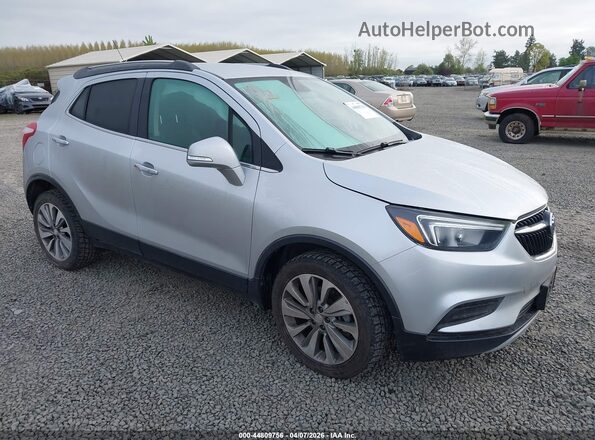 KL4CJESBXJB664327 2018 BUICK ENCORE Серебряный Передняя правая четверть