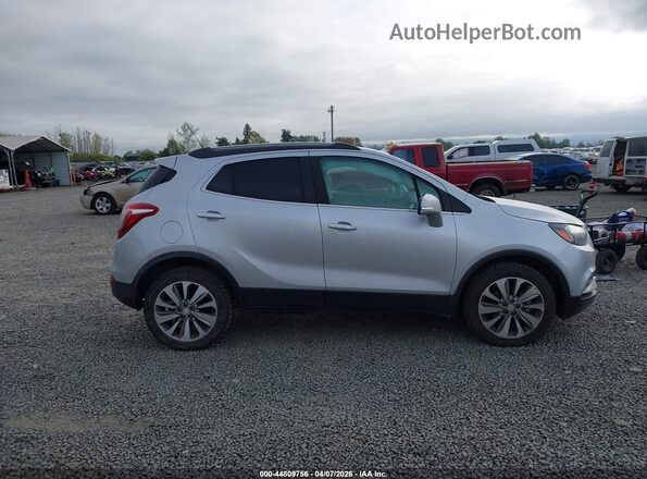 KL4CJESBXJB664327 2018 BUICK ENCORE Серебряный Вид задней части салона
