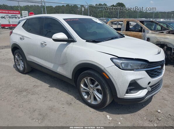 KL4MMBS24MB043292 2021 BUICK ENCORE Белый Передняя правая четверть