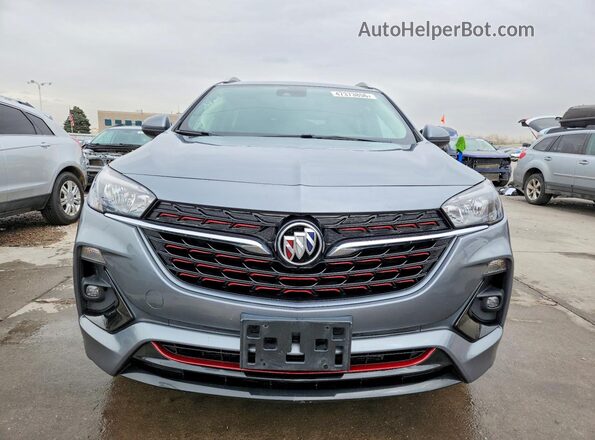 KL4MMCSL0MB105897 2021 BUICK ENCORE Silver Widok z przodu