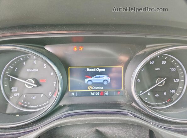 KL4MMCSL0MB105897 2021 BUICK ENCORE Silver Widok zestawu wskaźników