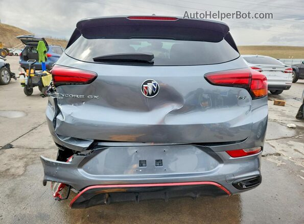 KL4MMCSL0MB105897 2021 BUICK ENCORE Silver Widok z tyłu
