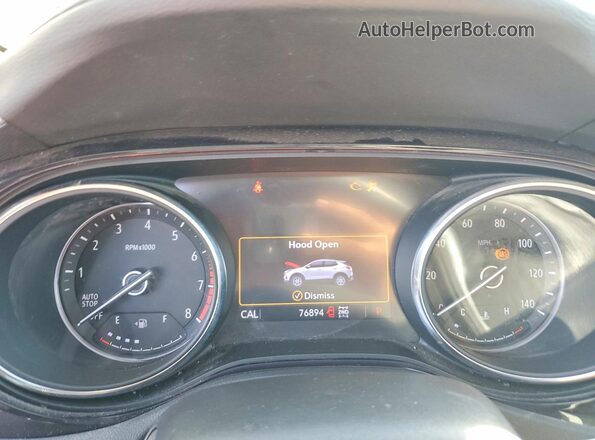 KL4MMCSL3NB085484 2022 BUICK ENCORE Черный Вид щитка приборов
