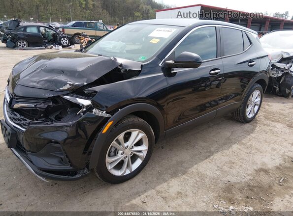 KL4MMCSL4LB108946 2020 BUICK ENCORE Black Vista tres cuartos delantera izquierda
