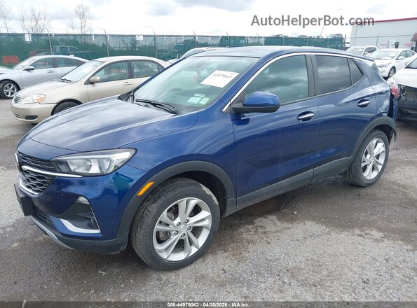 KL4MMCSL4PB067613 2023 BUICK ENCORE Blue Առջևի ձախ երեք քառորդ տեսարան