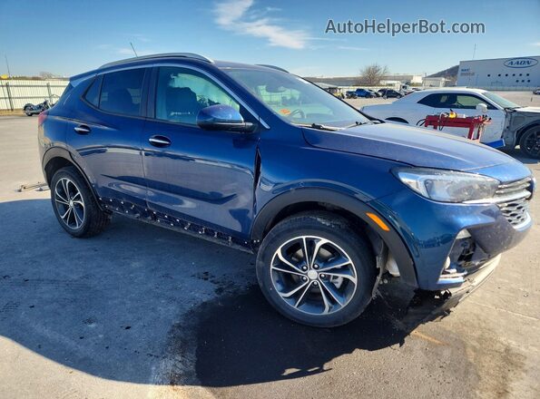 KL4MMDSL6LB096854 2020 BUICK ENCORE Синий Передняя правая четверть