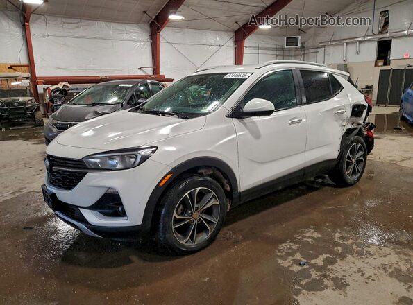 KL4MMESL9NB113705 2022 BUICK ENCORE Белый Передняя левая четверть