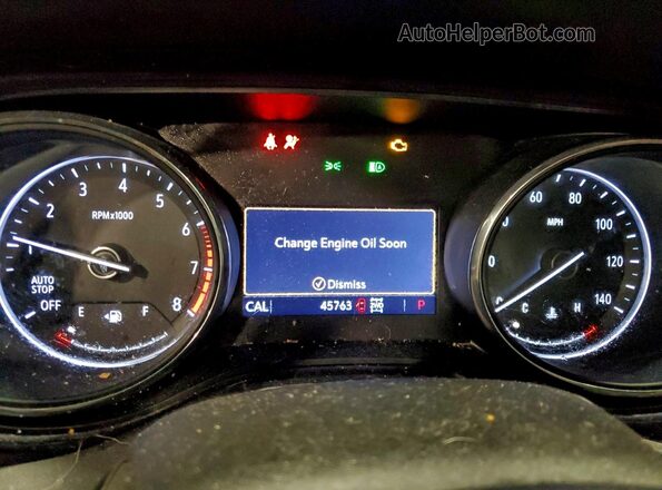 KL4MMESL9NB113705 2022 BUICK ENCORE Белый Вид щитка приборов