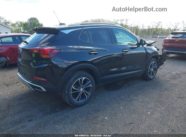 KL4MMFSL2NB080374 2022 BUICK ENCORE Black უკანა მარჯვენა