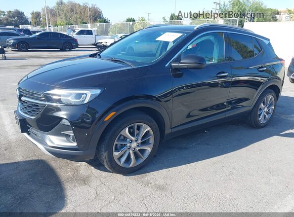 KL4MMFSLXMB149813 2021 BUICK ENCORE Black Առջևի ձախ երեք քառորդ տեսարան