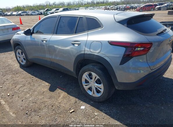 KL77LFEP1SC342943 2025 CHEVROLET TRAX Серебряный Задняя левая четверть