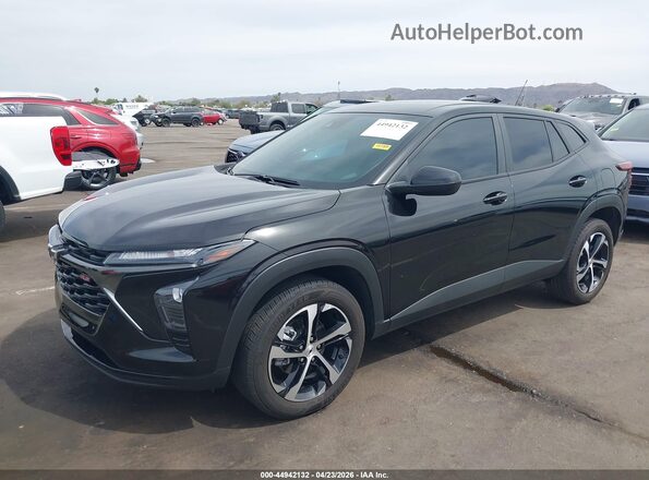 KL77LGEP0SC216062 2025 CHEVROLET TRAX Черный Передняя левая четверть